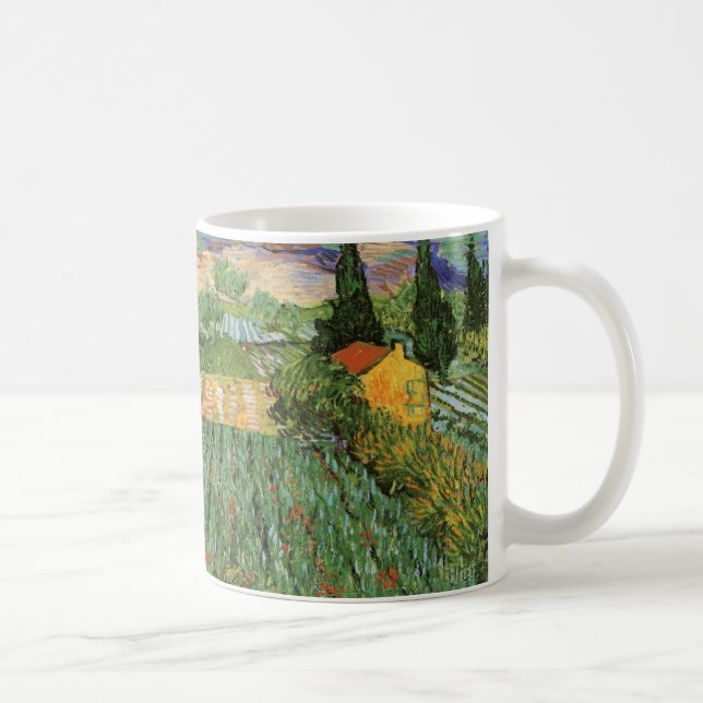 Fält med vallmo av Vincent van Gogh Kaffemugg (Höger)