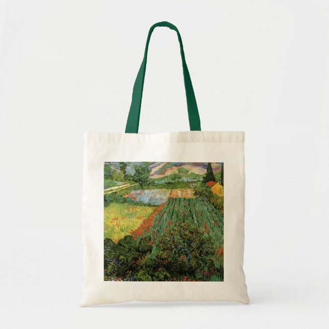 Fält med vallmo av Vincent van Gogh Tygkasse (Framsidan)