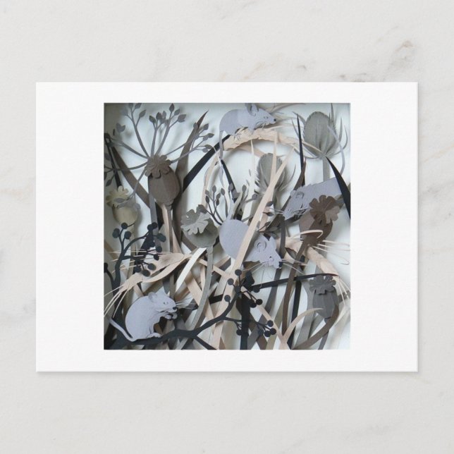 fält möss vykort (Framsida)