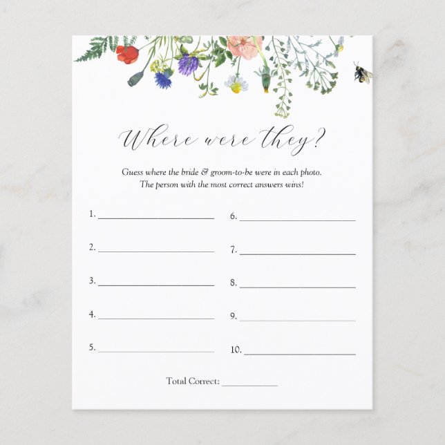 Fält och bin där de spelade (Framsida)