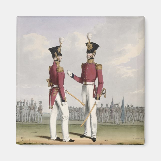 Fält officerare i Royalet Marines, tallrik 2 från Magnet (Framsidan)