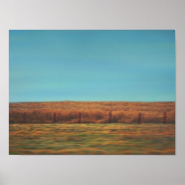 Fält på Guld-Vintage Kodak-utskrift Poster