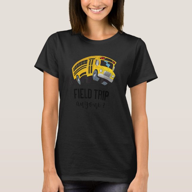 Fält Resa Alla Magic School Buss Science Lacher T Shirt (Framsida)