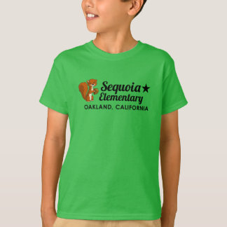 ’Fält Resa’ Grönt Sequoia Kids T Shirt