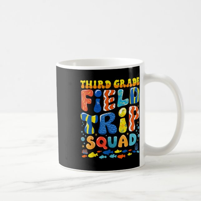 Fält Resa Squad Fish Aquarium 3:e Klass Läraren Kaffemugg (Höger)
