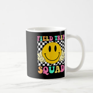 Fält Resa Squad Groovy Fält Day Hippie Smile Fac Kaffemugg