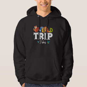 Fält Resa Vibes familjevacation Matching Funny Af Hoodie