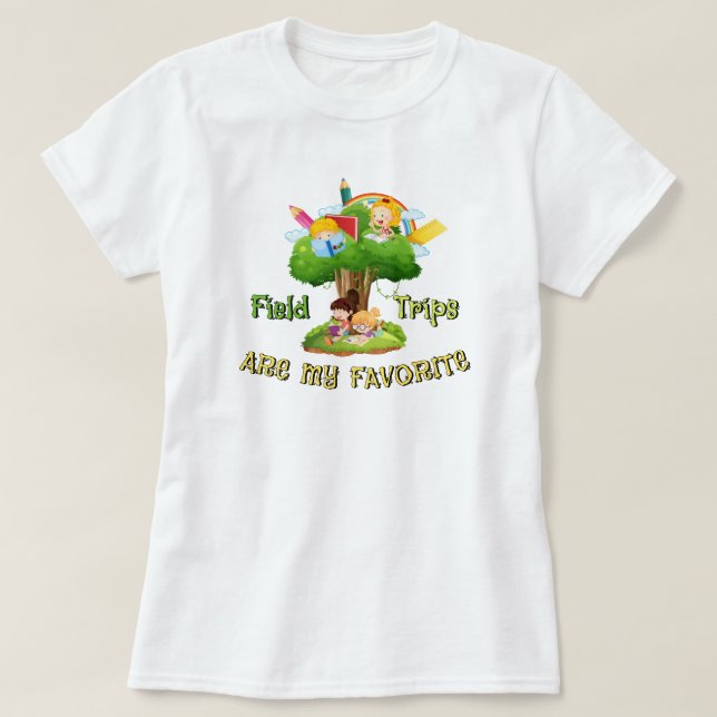 Fält Resor är min favorit T Shirt (Design framsida)