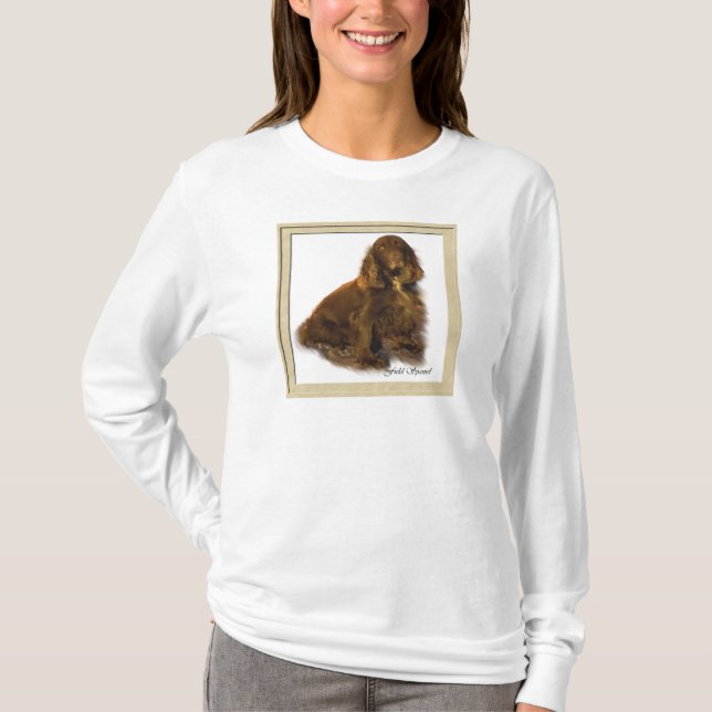 Fält Spaniel Konstpresenter Tröja (Framsida)