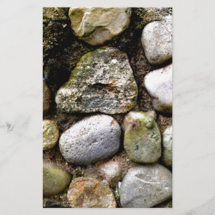 Fält Stone, sten, nödrad sten, roststen Brevpapper