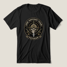 Fältartilleri Veteran Fire Support Döskalle T Shirt