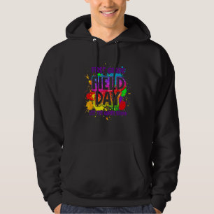 Fältdag Första Klass Låt Lekarna Börja Barn Färg Hoodie