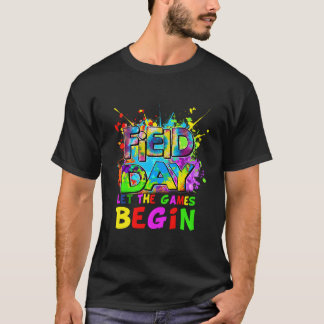 Fältdags Tid Lärare 2023 Tävlingar Börjar T Shirt