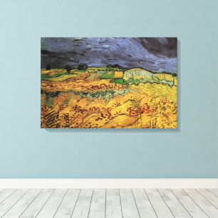 Fälten av Vincent van Gogh Canvastryck