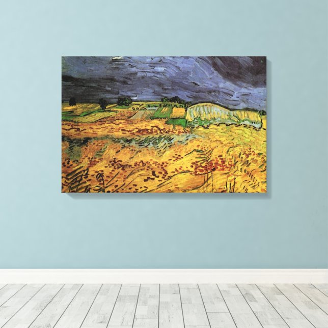 Fälten av Vincent van Gogh Canvastryck (Insitu (trägolv))