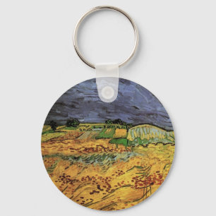 Fälten av Vincent van Gogh Nyckelring