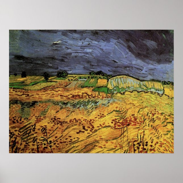 Fälten av Vincent van Gogh Poster (Framsidan)