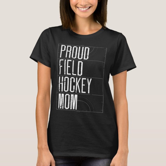 Fälthockeymamma Vintage T Shirt (Framsida)