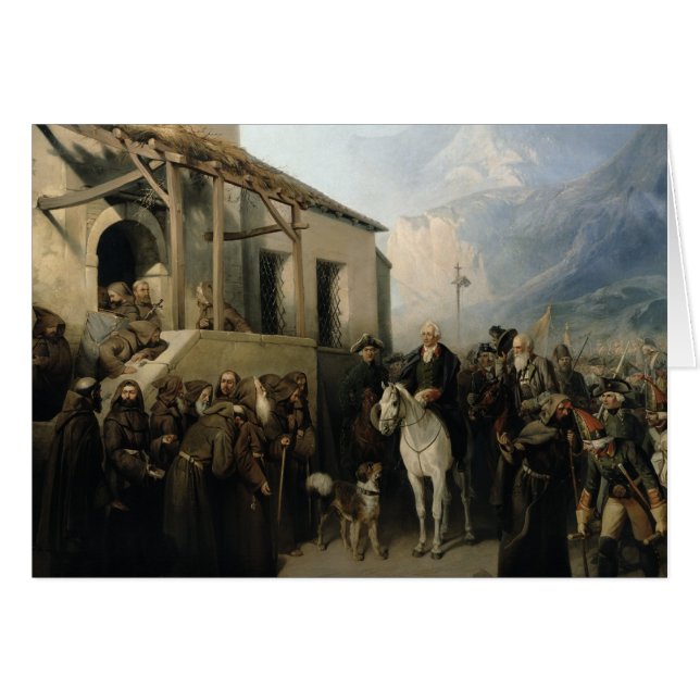 Fältmarskalk Alexander Suvorov Hälsningskort (Framsidan Horizontal)