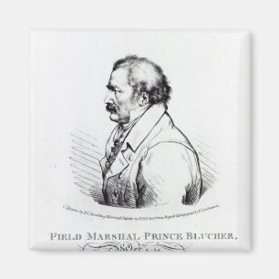 FältmarskalkPrince Blucher av Wahlstadt Magnet