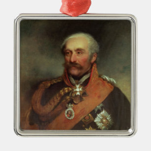 FältmarskalkPrince Von Blucher c.1816 Julgransprydnad Metall