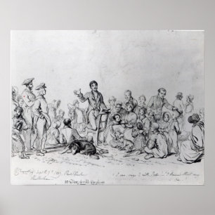 Fältpreacheren, 1837 poster