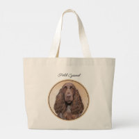 Fältspaniel-målning Roan Söt Original Hundkonst