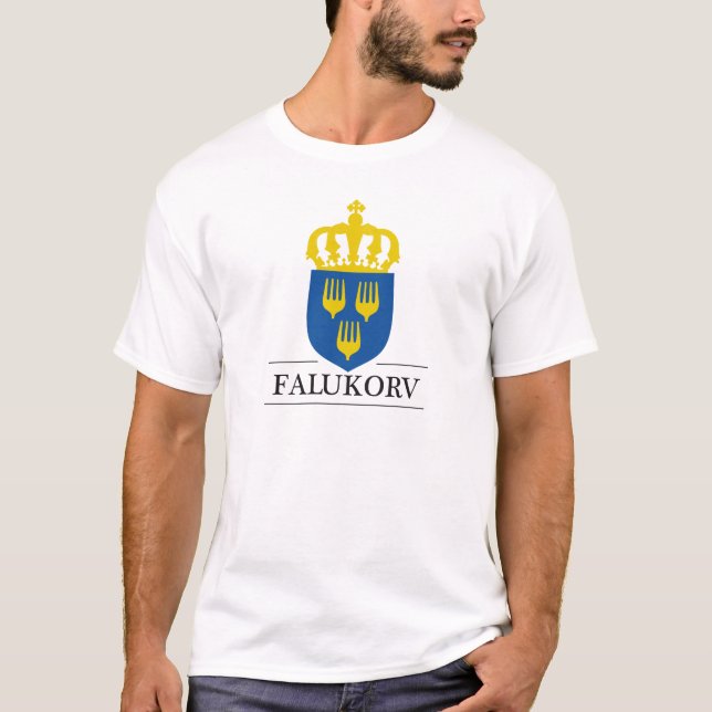 Falukorv - kött från Sverige Tee Shirt (Framsida)