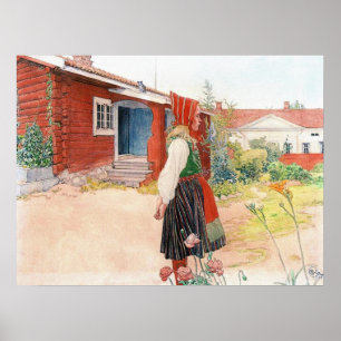 Falun Home in Sverige av Carl Larsson Poster