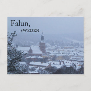 Falun, vykort för Sverige