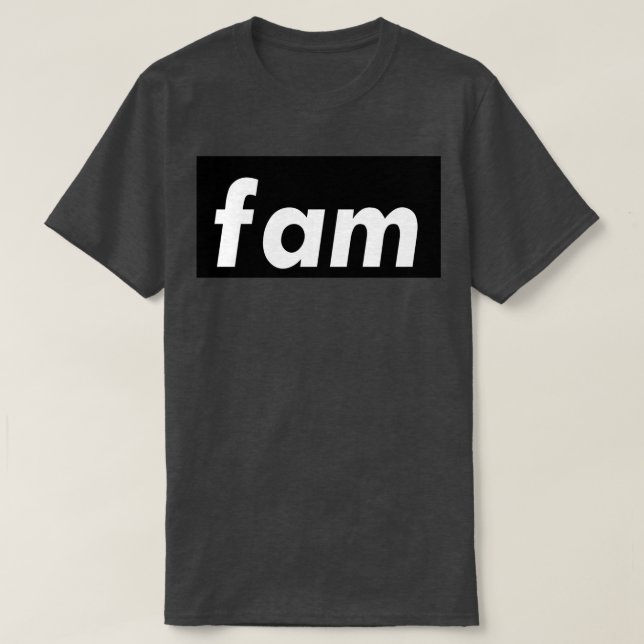 Fam Fabulous Family Ord Millennials Använda (3) T Shirt (Design framsida)