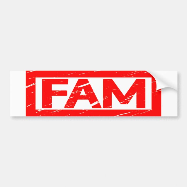 Fam Frimärke Bildekal (Framsidan)