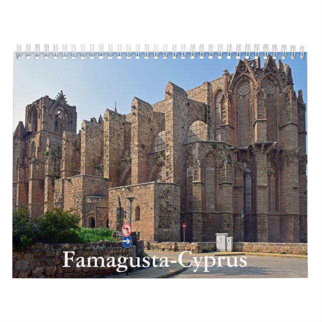 Famagusta-Cyprus Calendar Kalender (Omslag)