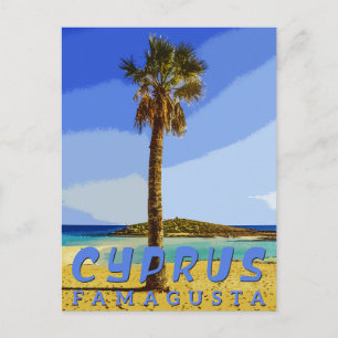 famagusta cyprus - cyprusstränder helg vykort