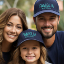 Famiglia (familjär) personlig med broderade lock