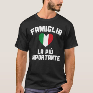 Famiglia La Più Viante Italien Kultur Italienska T Shirt