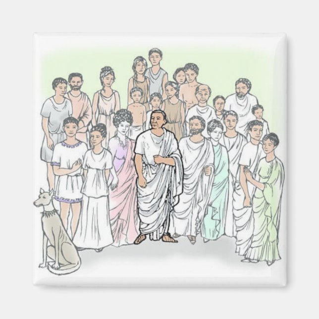 Familia Caecilia Magnet (Framsidan)