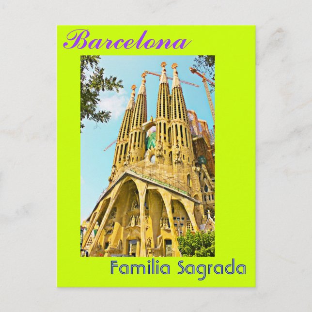 Familia Sagrada Vykort (Framsida)