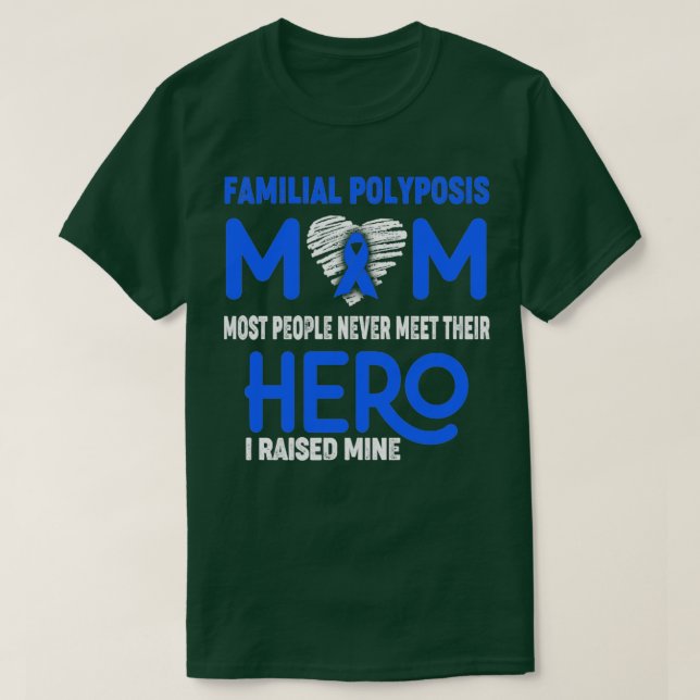 Familial Polyposis Mamma Mest människor träffar al T Shirt (Design framsida)