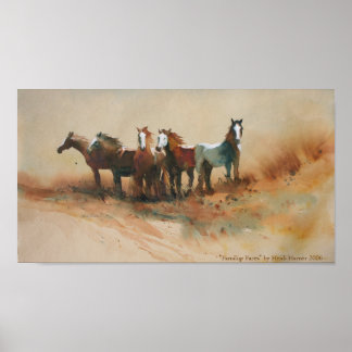 "Familiar Ansikte Artikel Skriv ut Poster