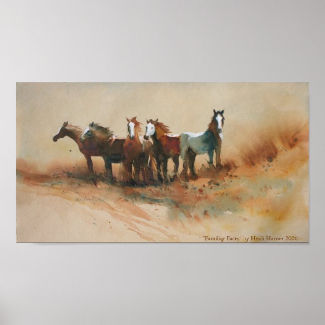 "Familiar Ansikte Artikel Skriv ut Poster (Framsidan)