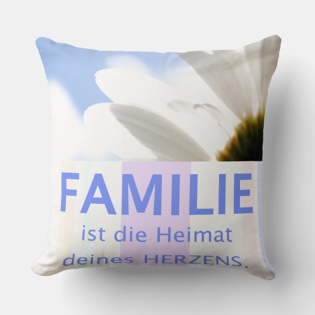 Familie Herz Liebe - schöne Sprüche Zitate deutsch Kudde (Framsida)