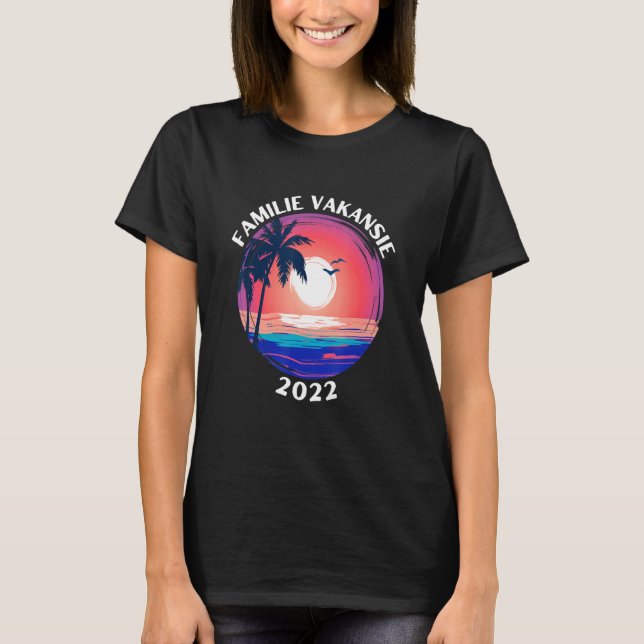 Familie Vakansie 2022 South African T Shirt (Framsida)