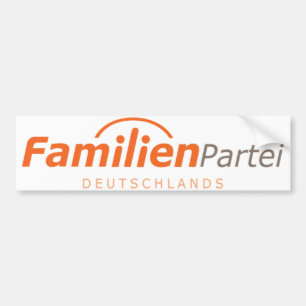 Familien Partei Deutschlands Logotyp Bildekal