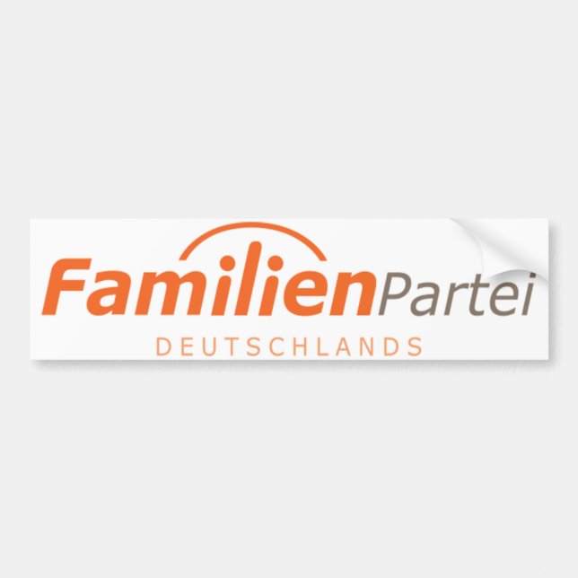 Familien Partei Deutschlands Logotyp Bildekal (Framsidan)