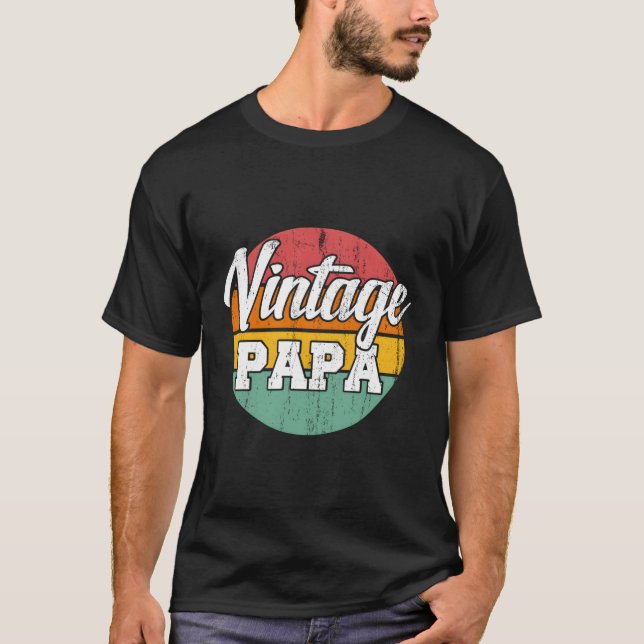 Familj 365 Pappa Fars dag Grandpa T Shirt (Framsida)