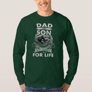 Familj 365 Pappa och son bästa vänner för livet T Shirt