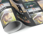 Familj 3 - Papper för omslagning av fotosamling Presentpapper<br><div class="desc">Beklagligt söt med ett 3-fotoblock för att anpassa sig.</div>