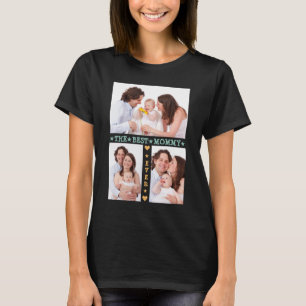 Familj 3 Photo Collage Best Mamma någonsin Mors da T Shirt
