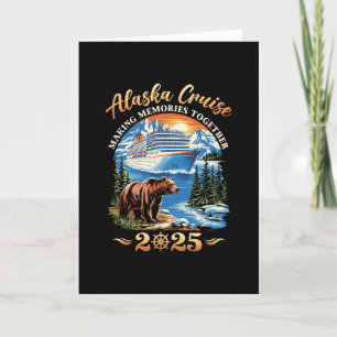 Familj Alaska Kryssning Minnen 2025 Alaska K Kort